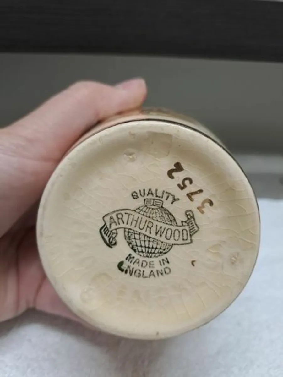 Arthur Wood jam pot 1950s Dickens - Image 2