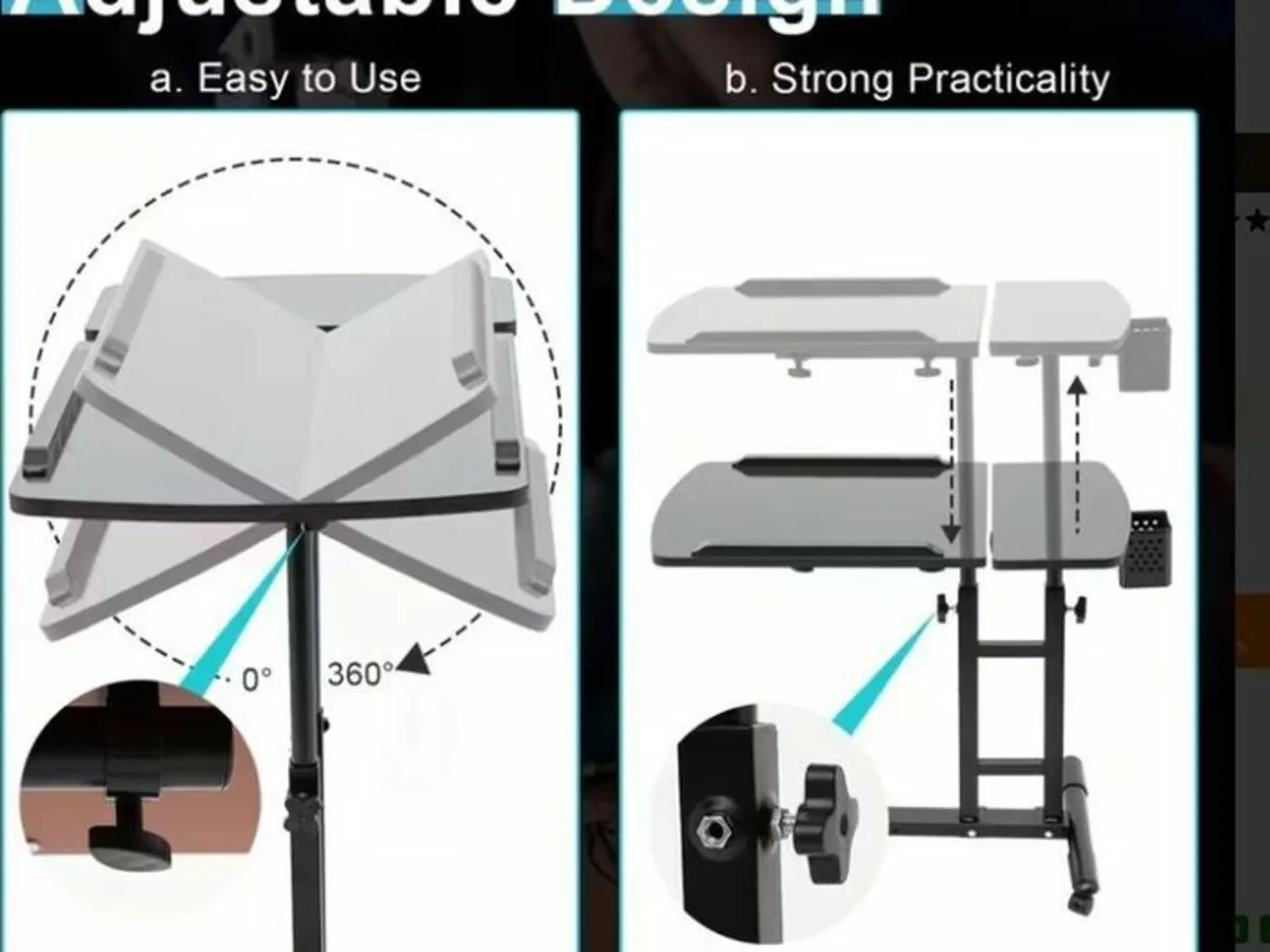 Portable Tattoo Workbench Beautician Adjustable He - Image 3