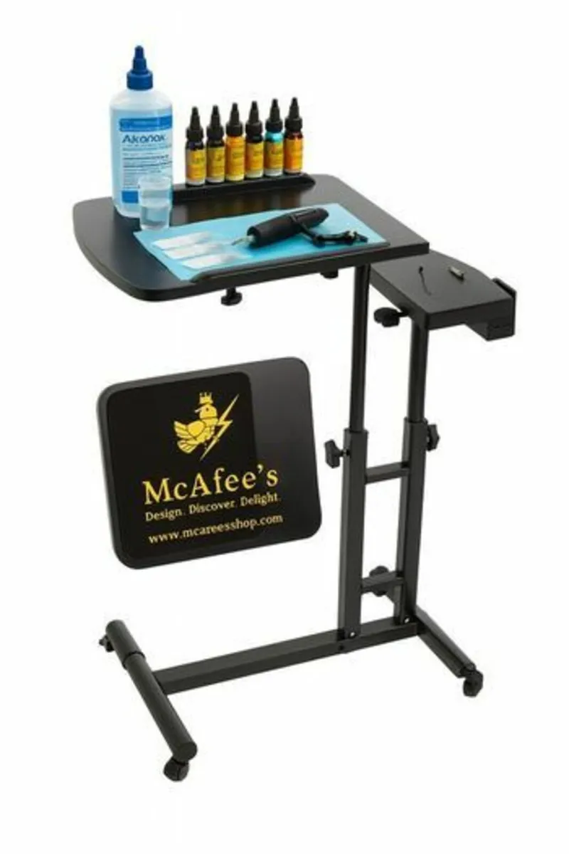 Portable Tattoo Workbench Beautician Adjustable He - Image 1