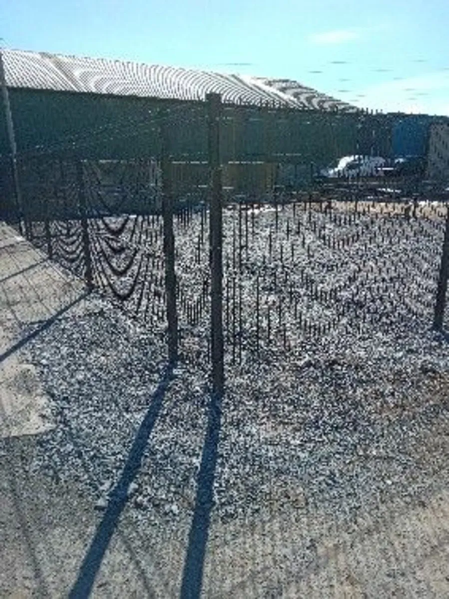 V Mesh Fencing with Double Gates Posts and fixings - Image 2