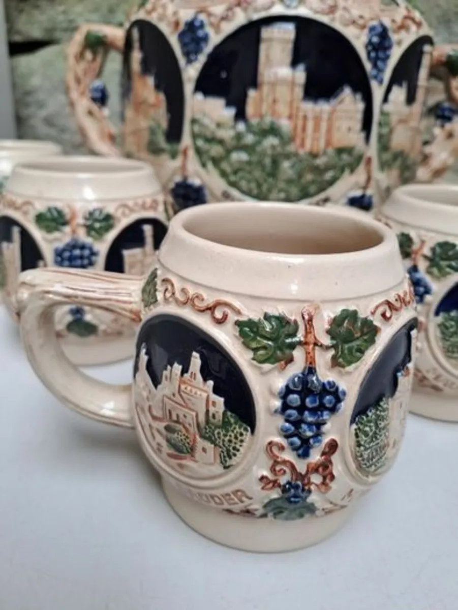 Gerz German tureen and mugs - Image 2