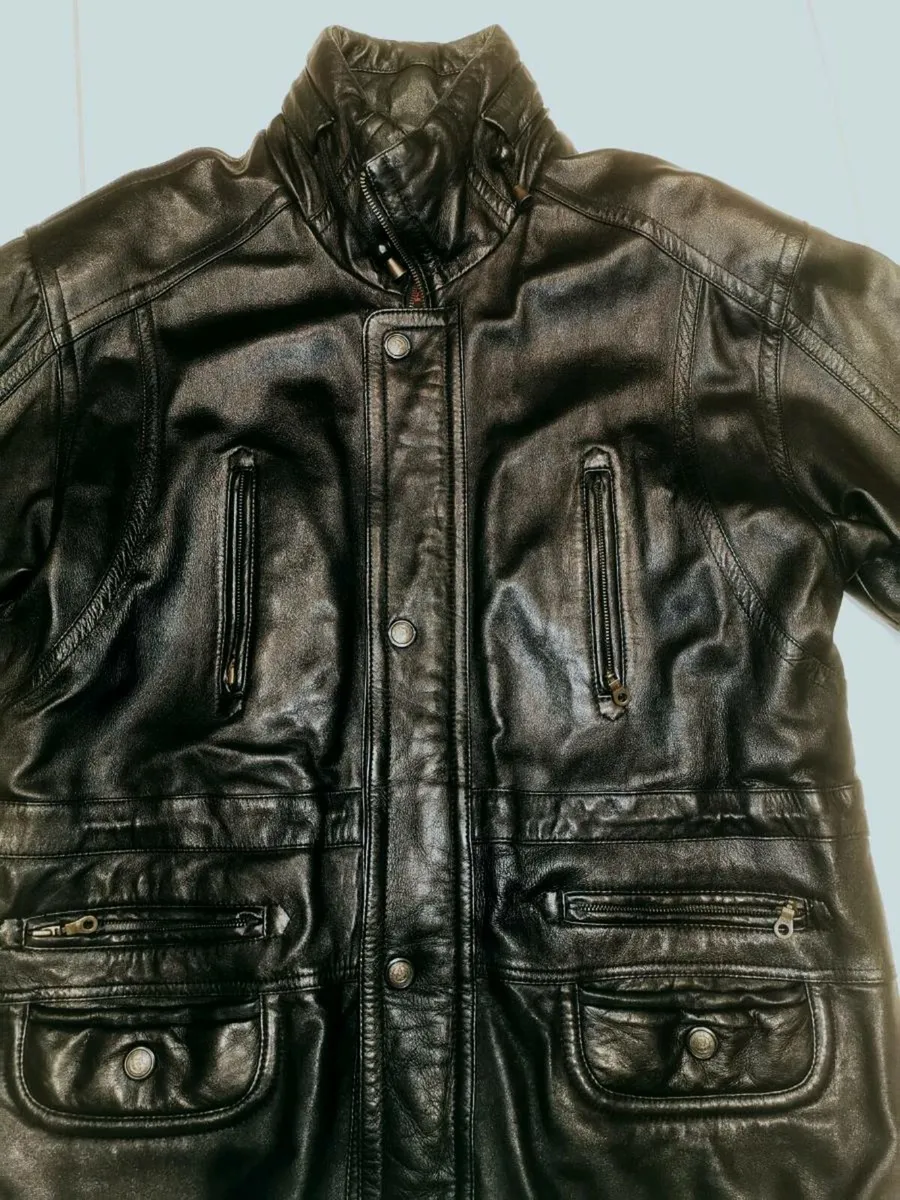 Men's leather jacket - Image 3