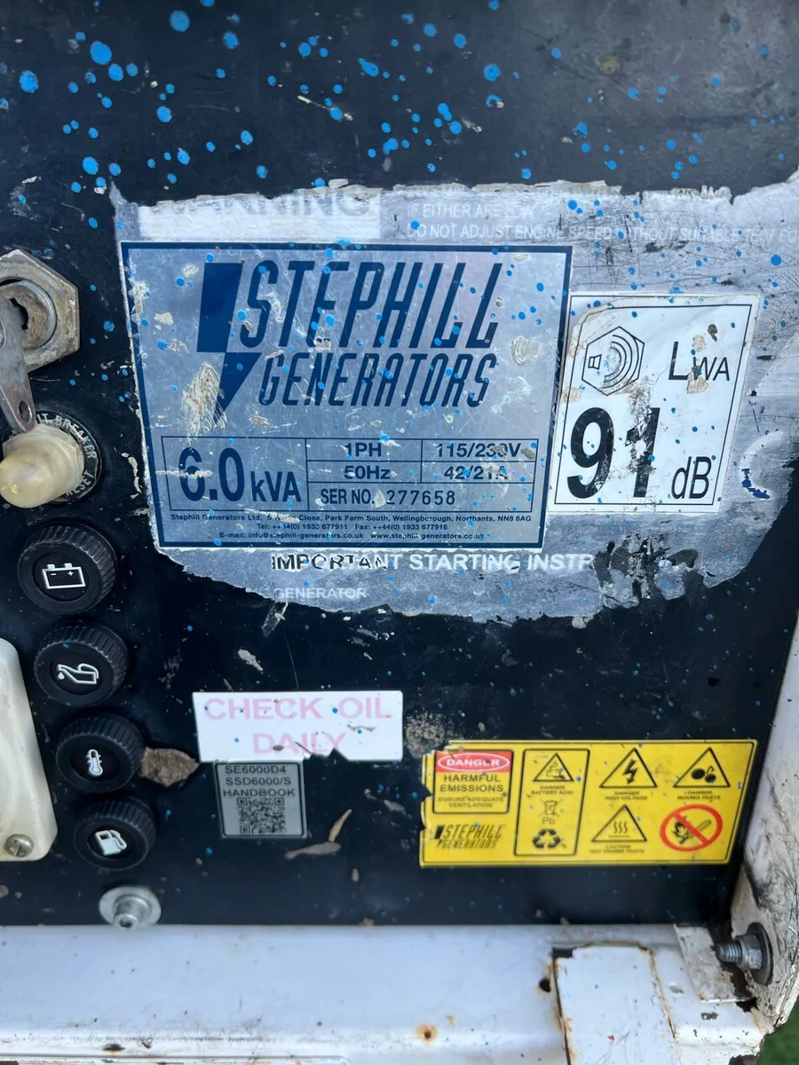 Generator Stephill 6kva Diesel Yanmar - Image 3