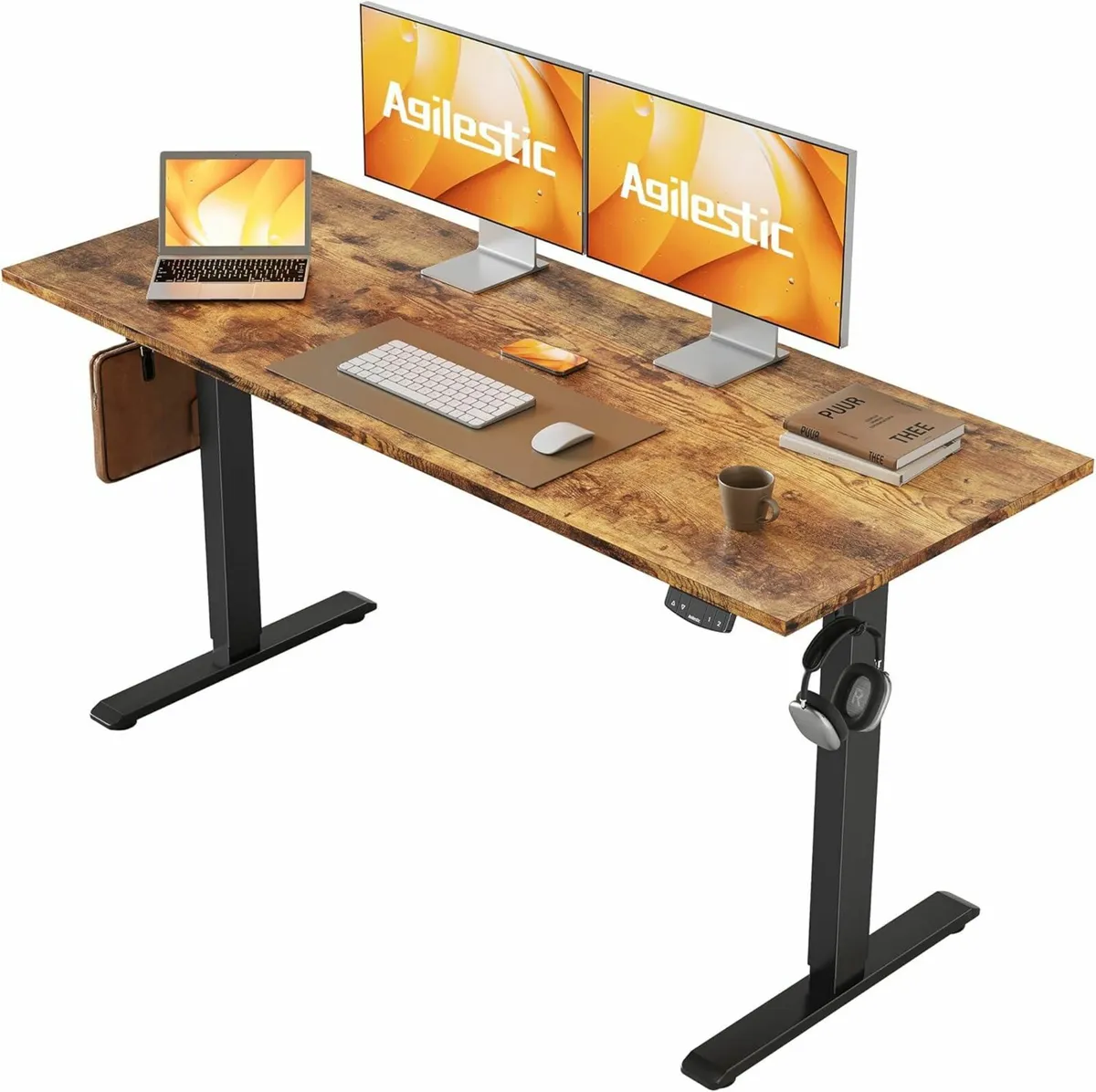 Electric Standing Desk, 140x60cm Office Gaming - Image 1