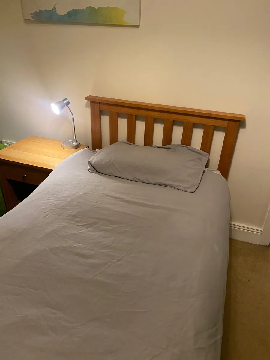 Bed frame & locker - Image 1