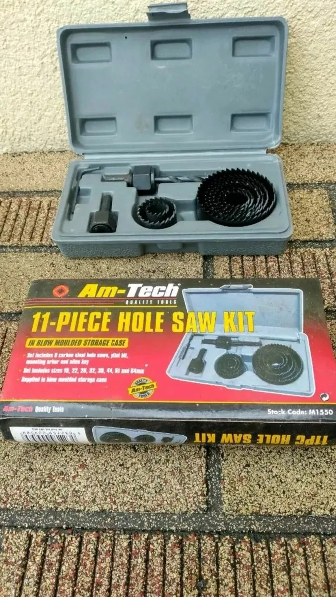 Am-Tech 11 piece hole saw - Image 1