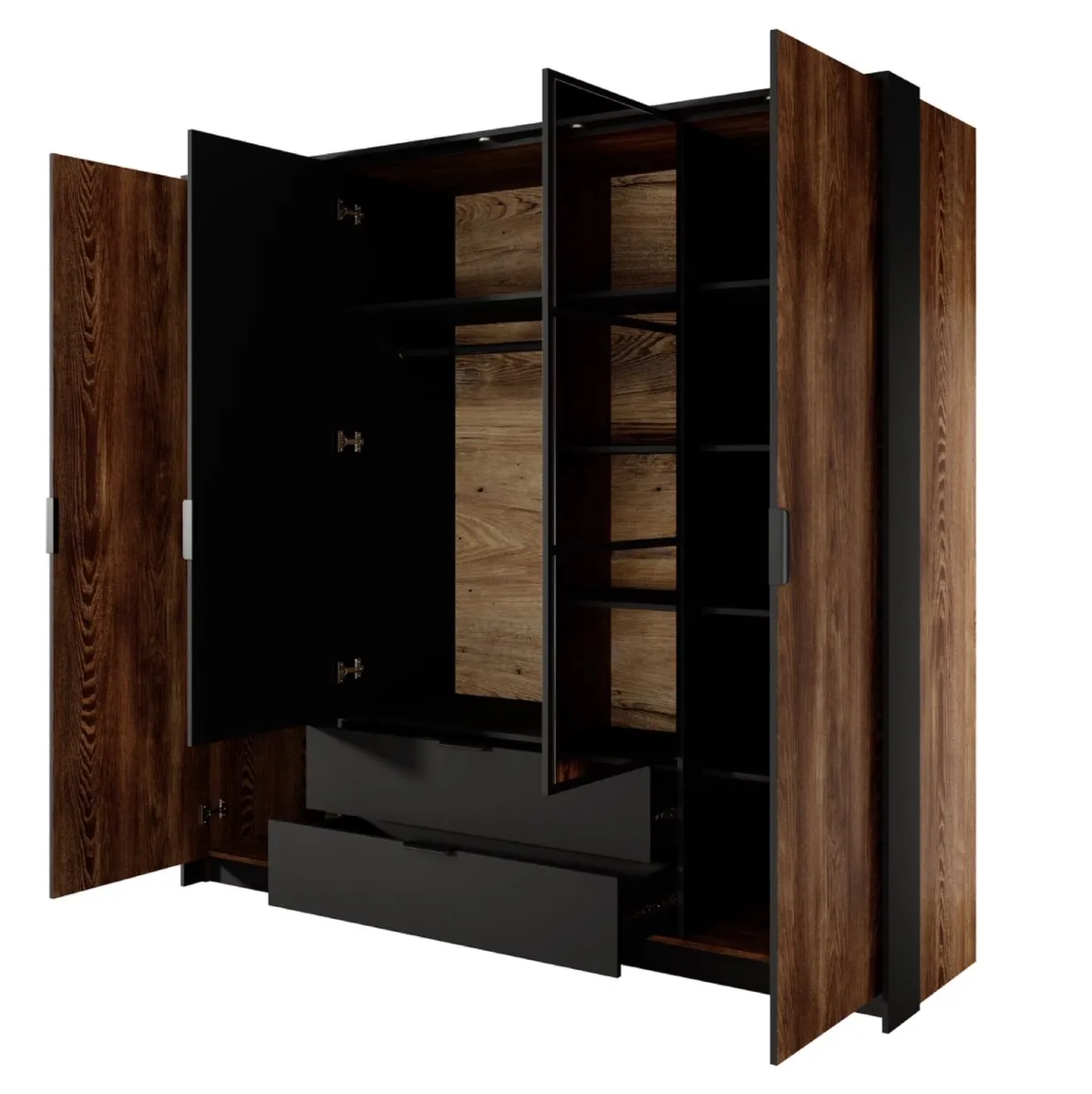 Wardrobe MILTON 223cm *FREE DELIVERY - Image 3