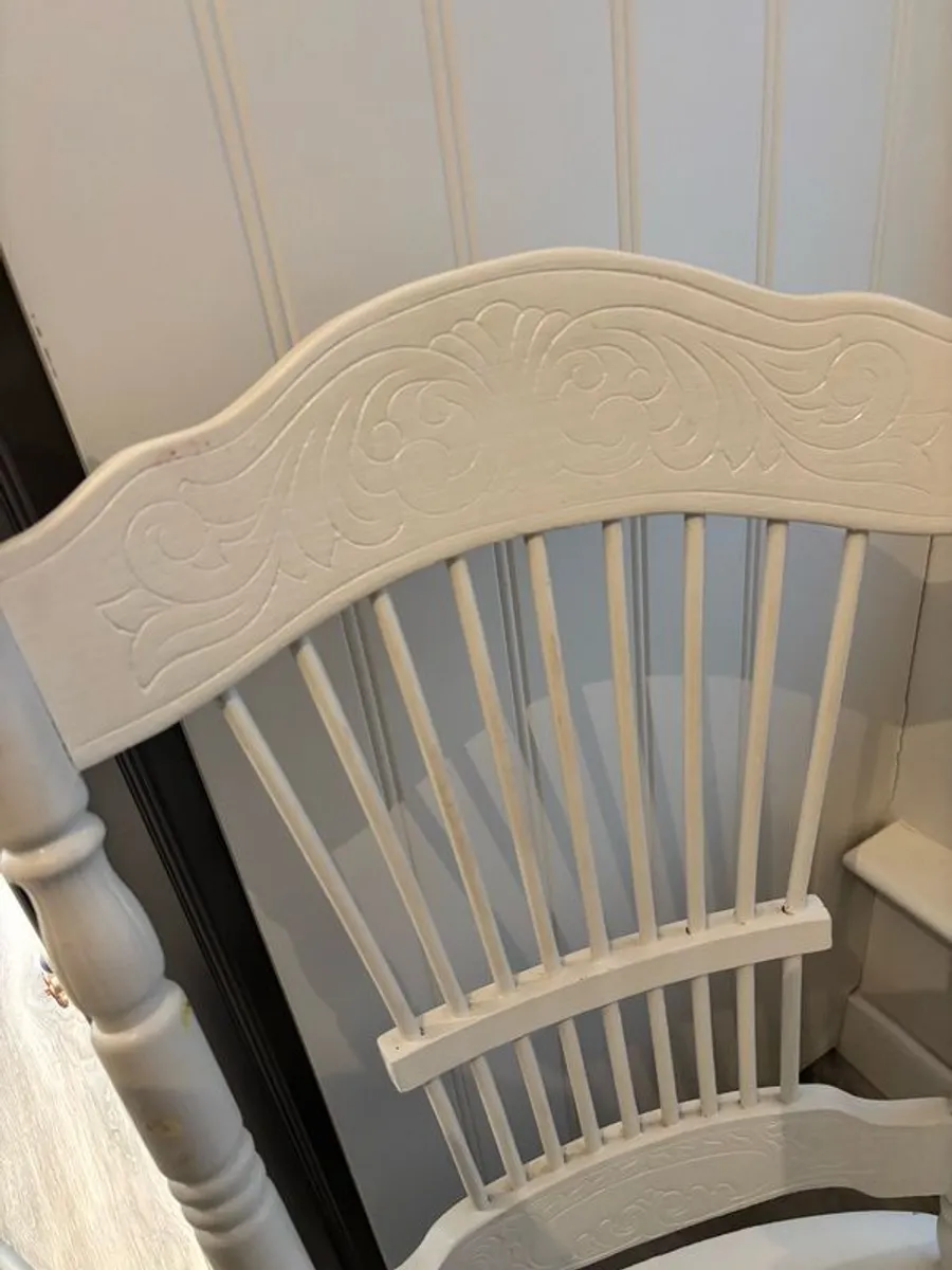 Solid Oak Dining table with 6 chairs - Image 3