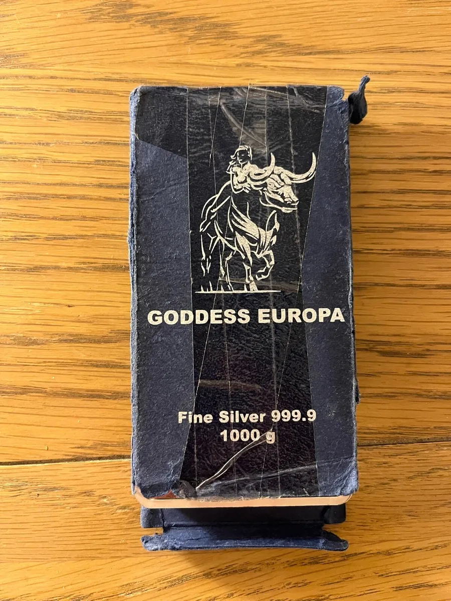Goddess Europa Silver bar 1kg - Image 1