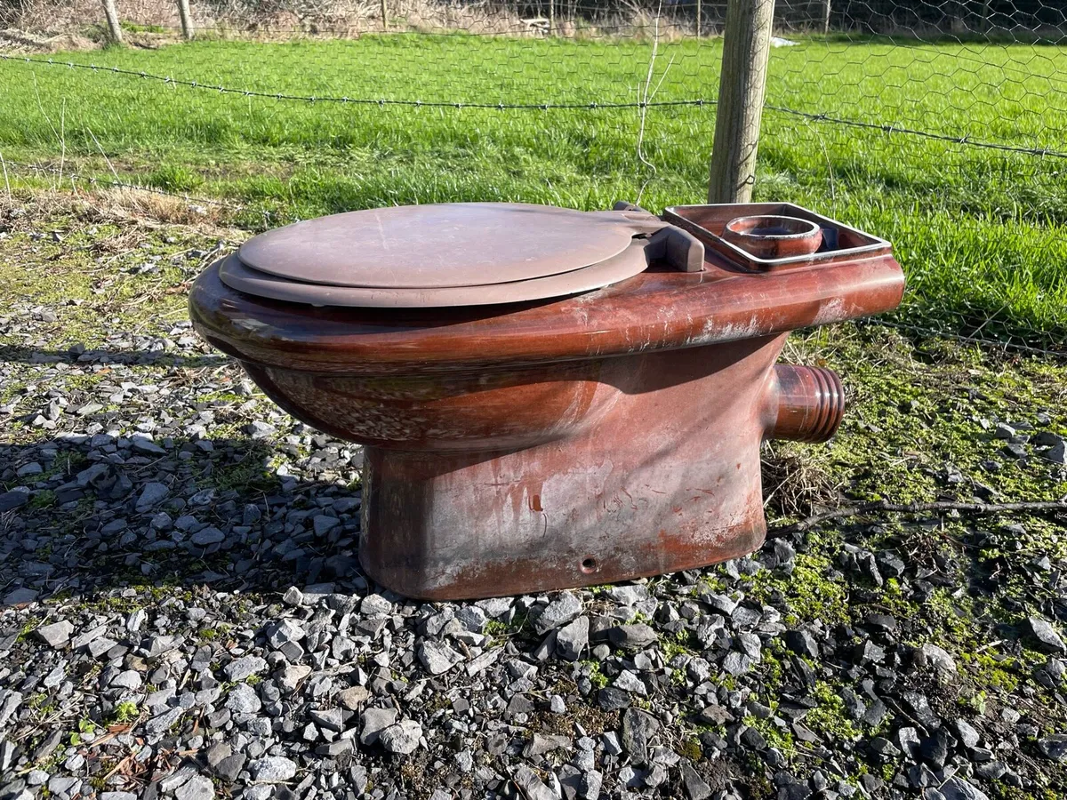 Vintage toilet bowl