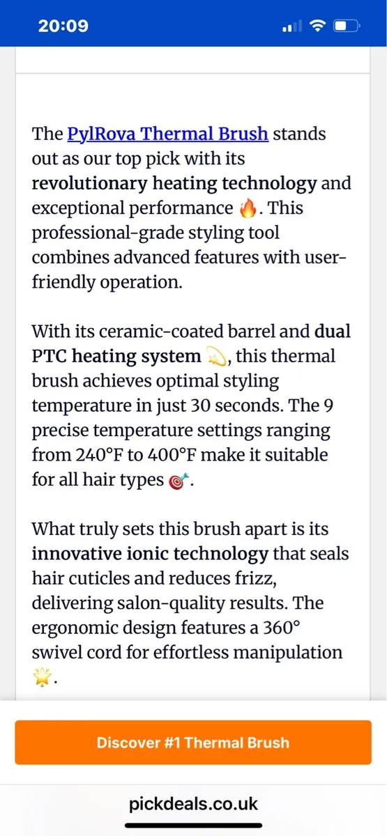 Heated hairbrush styler - Image 4