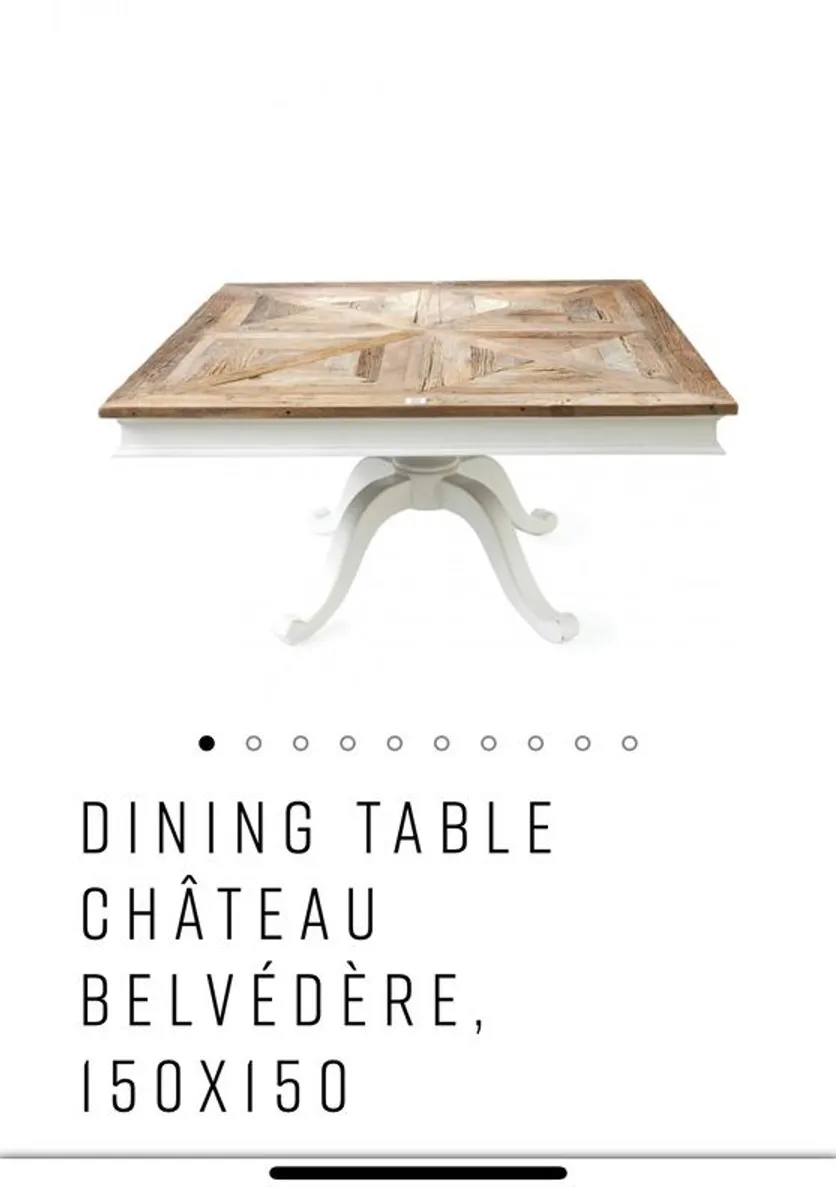 Riviera Maison 150 x150  Dining Table - Image 1