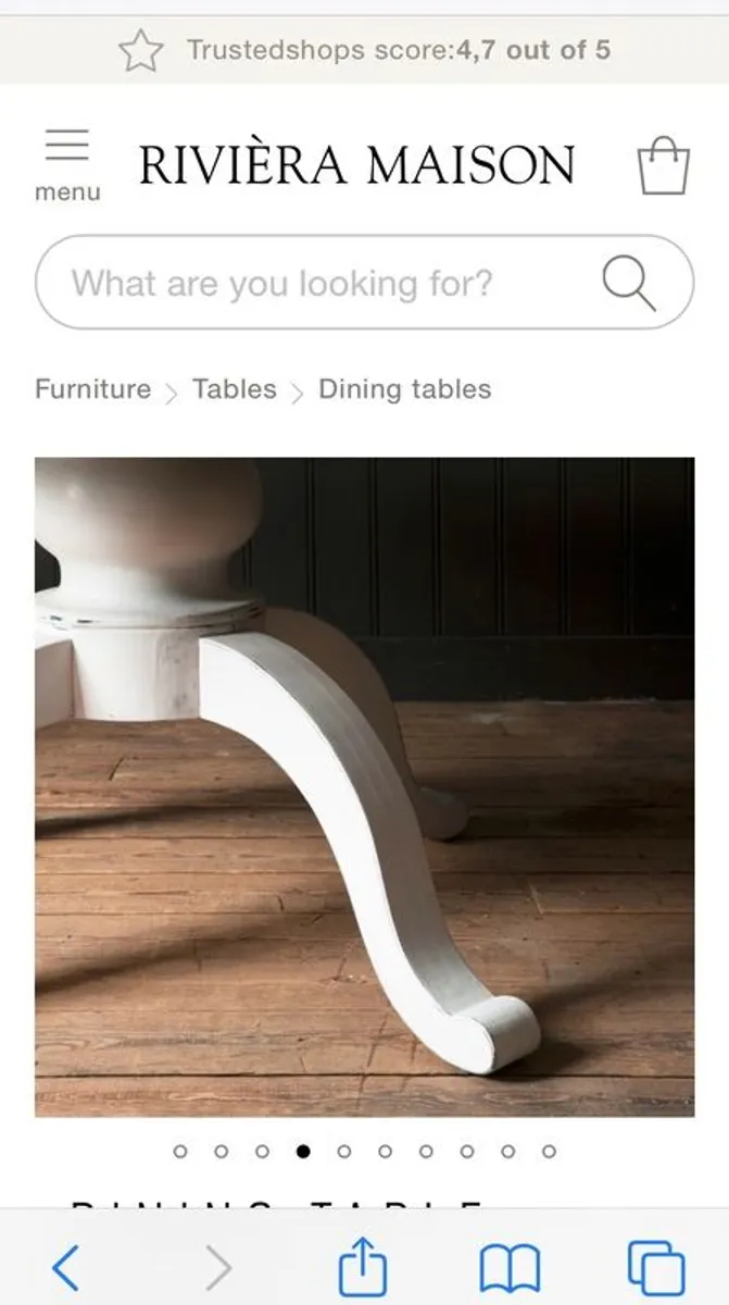 Riviera Maison 150 x150  Dining Table - Image 2