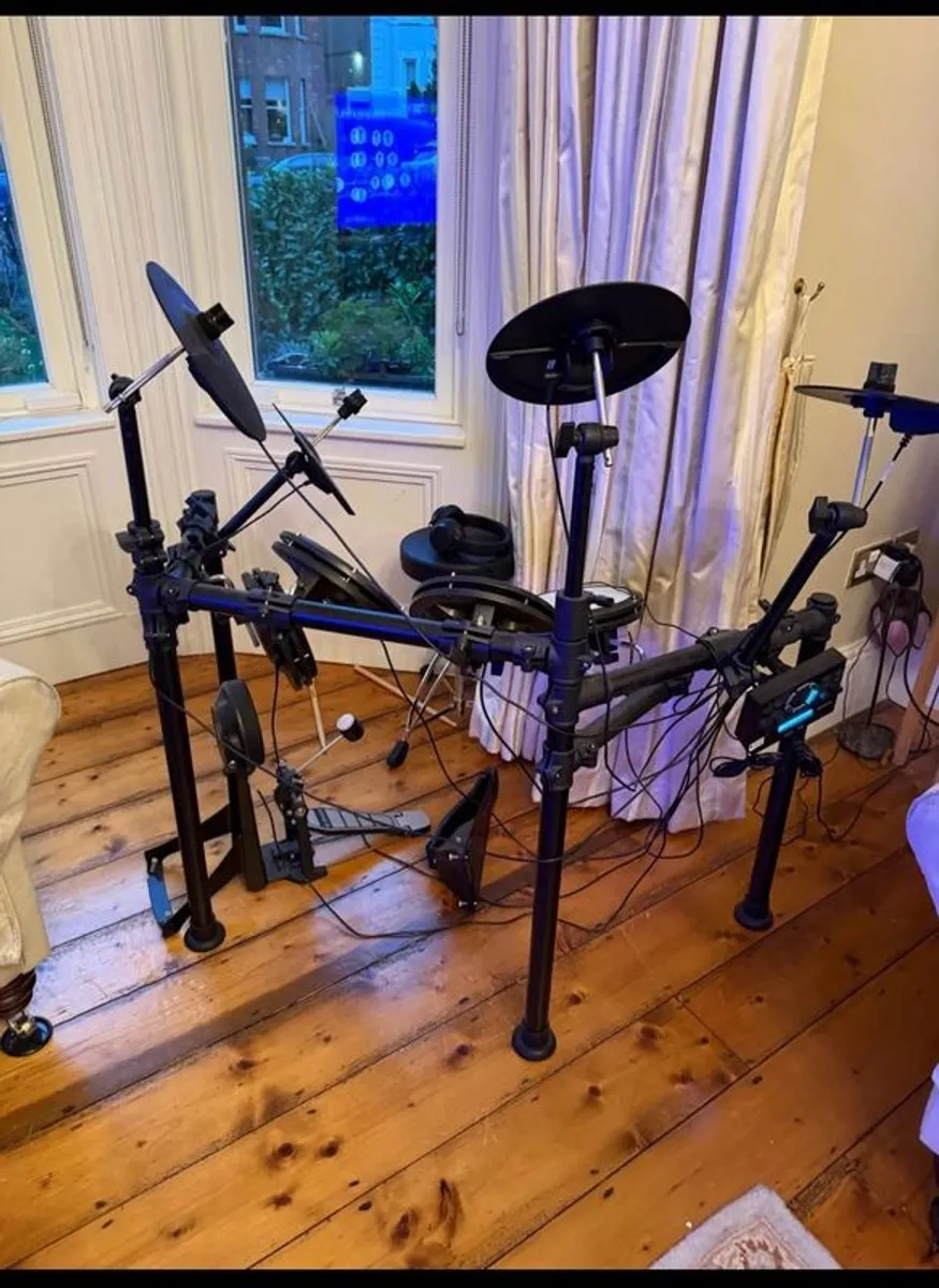 VISIONDRUM Compact Mesh Electronic Drum Kit + Amp - Image 3