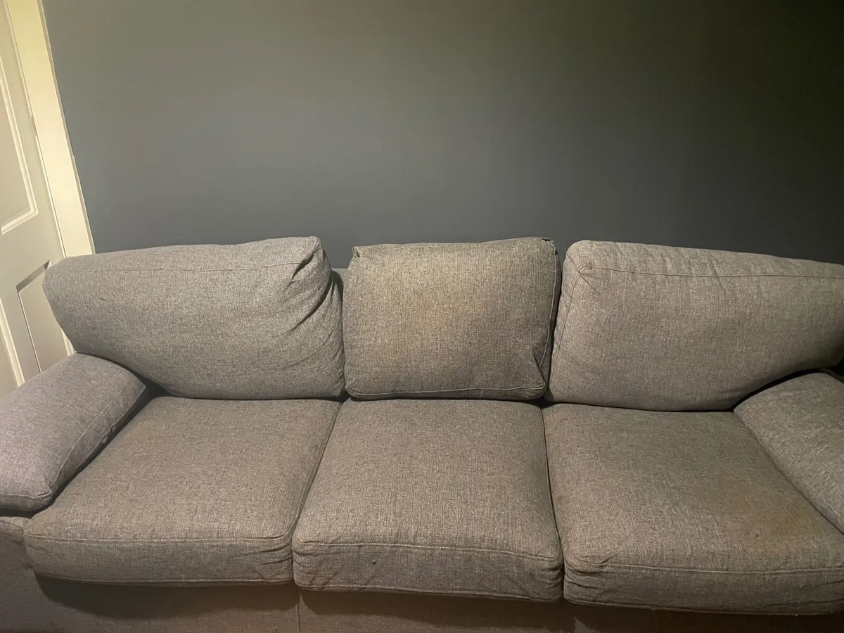 2 x  FREE Grey Sofas - 3 & 2 seater - Image 3