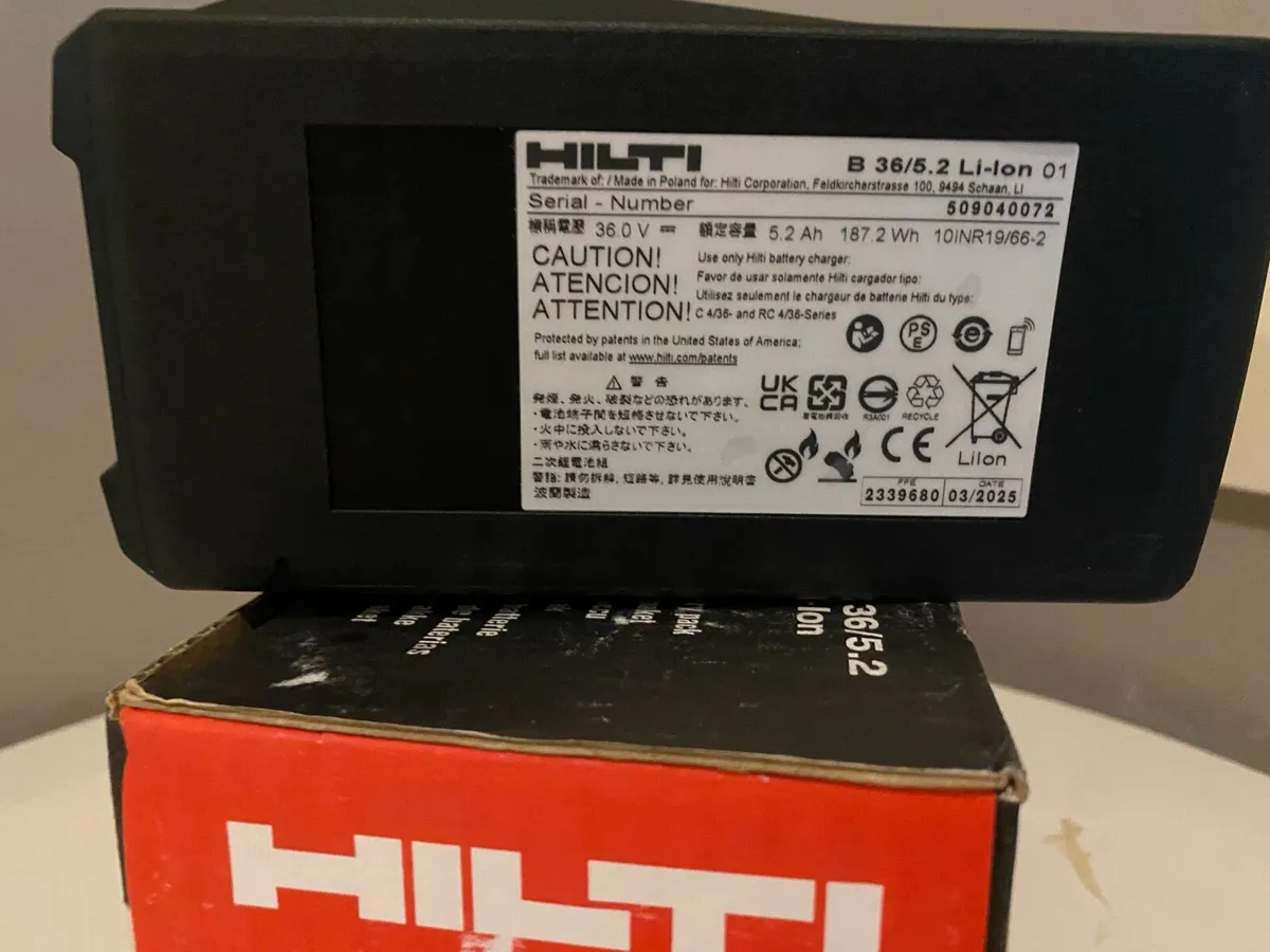 Hilti 36v batteries - Image 3