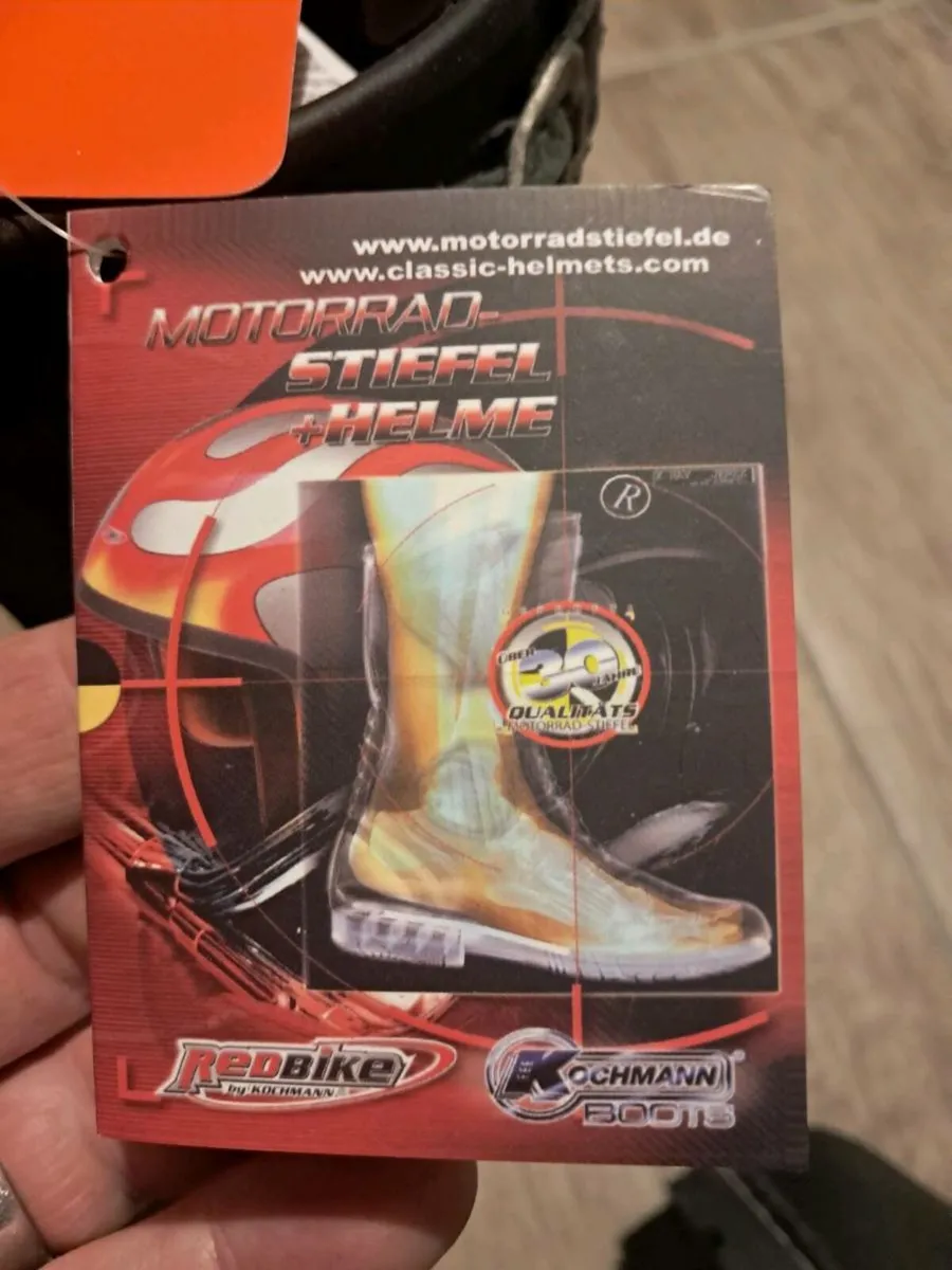 Mens motorbike boots - Image 3