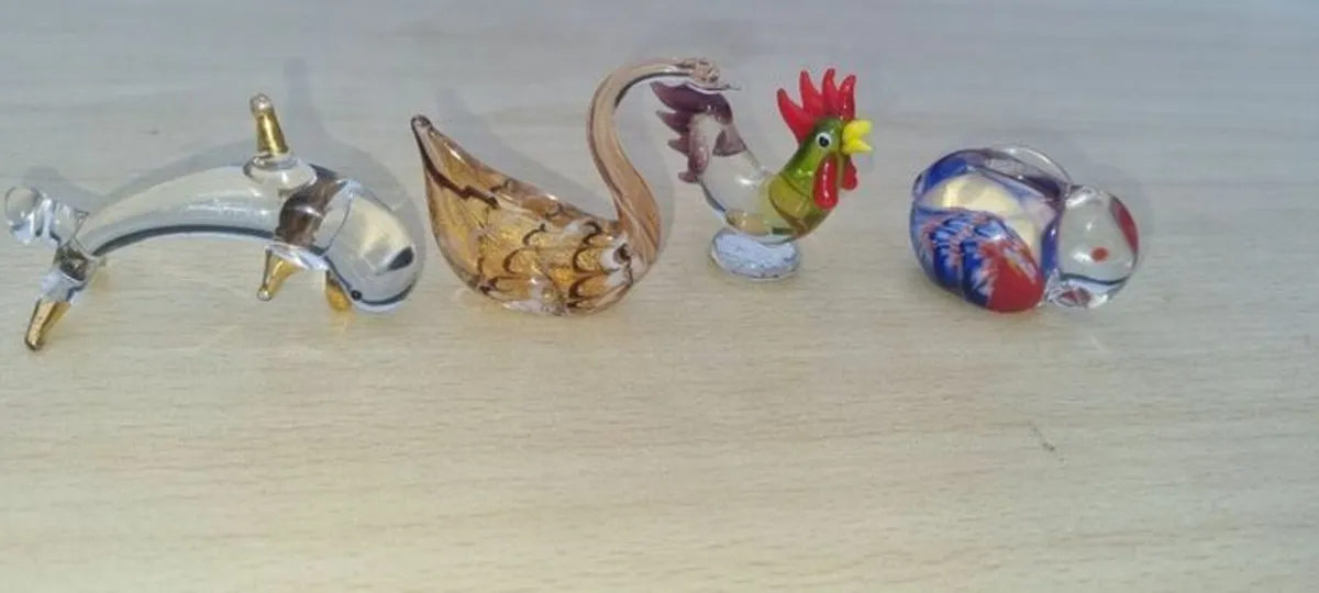 Murano glass small figurines - Image 4
