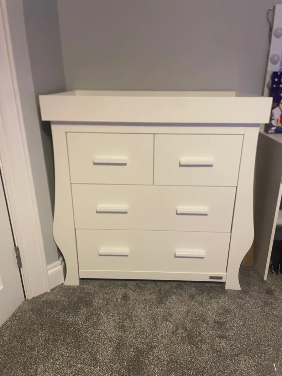 White changing unit with drawers - Image 2