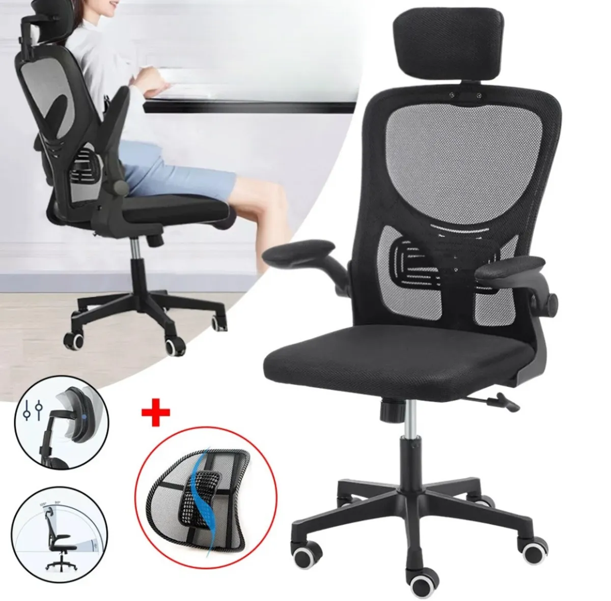 NEW Executive Office Chair Ergonomic Swivel - Image 1