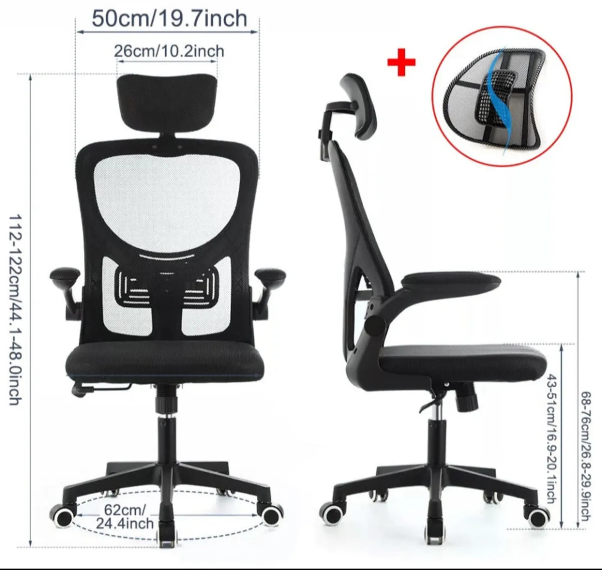 NEW Executive Office Chair Ergonomic Swivel - Image 2