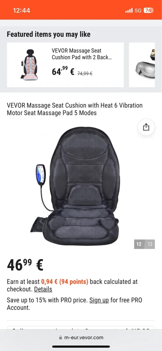 Multi-function chair massager - Image 1