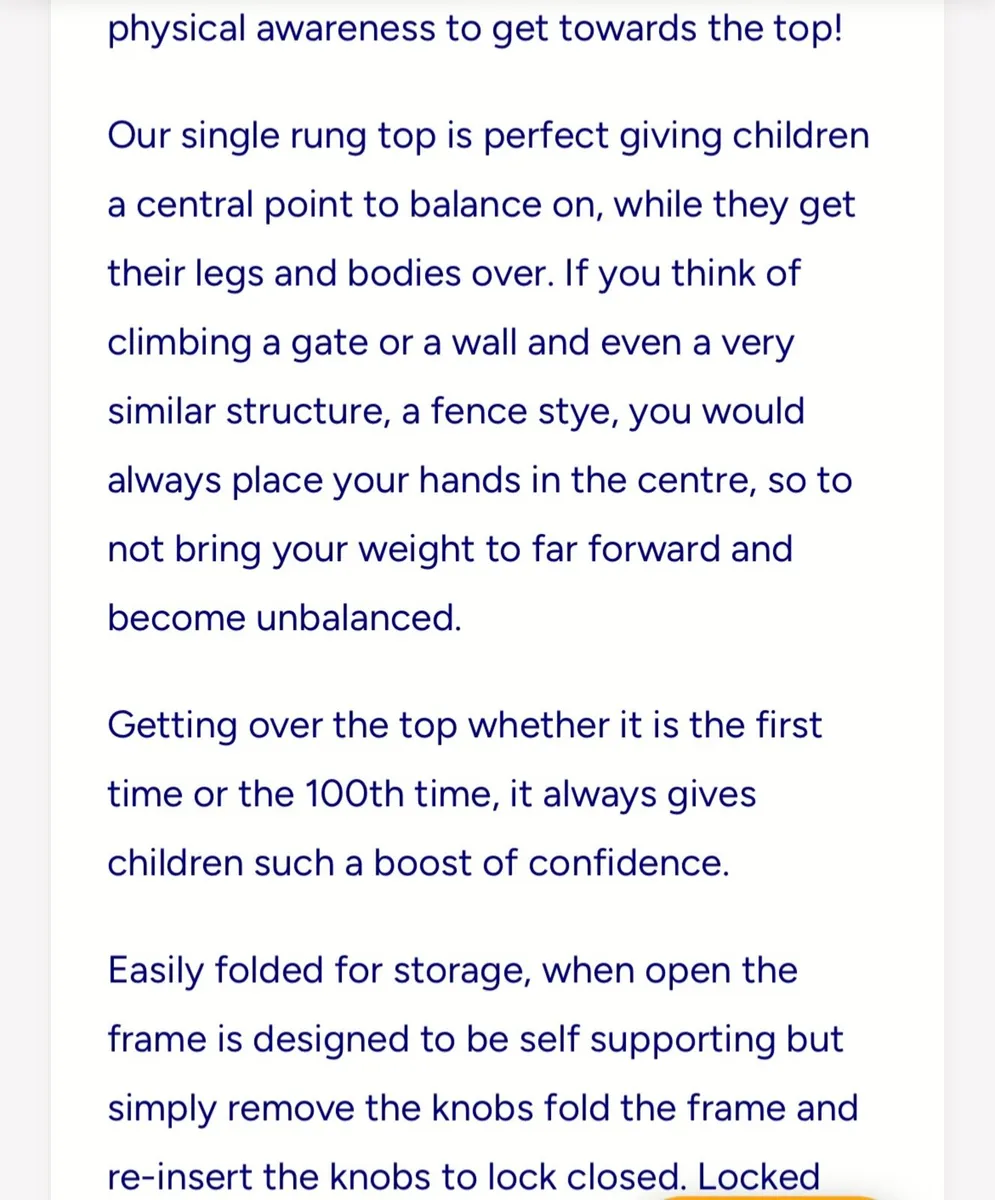 indoor climbing frame & slide for gross motor dev. - Image 3