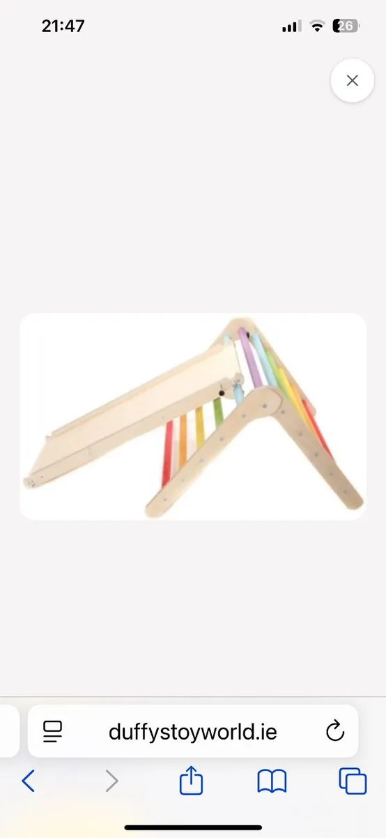 indoor climbing frame & slide for gross motor dev. - Image 1