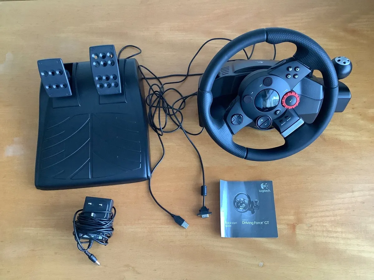 Logitech Driving Force GT Steering Wheel & Pedal P - Image 3