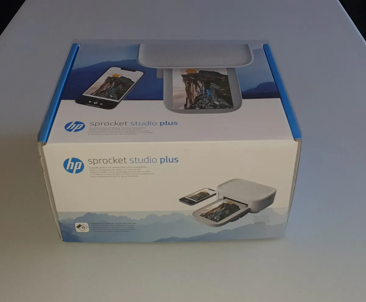 Brand NEW HP Sprocket Studio Plus Photo Printer - Image 1