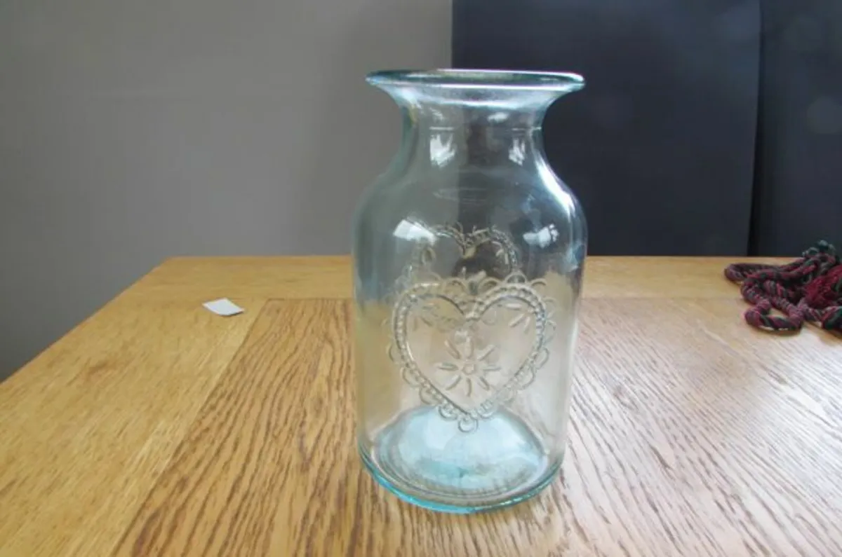 Decorative Glass Jar/Vase for Sale - Image 1