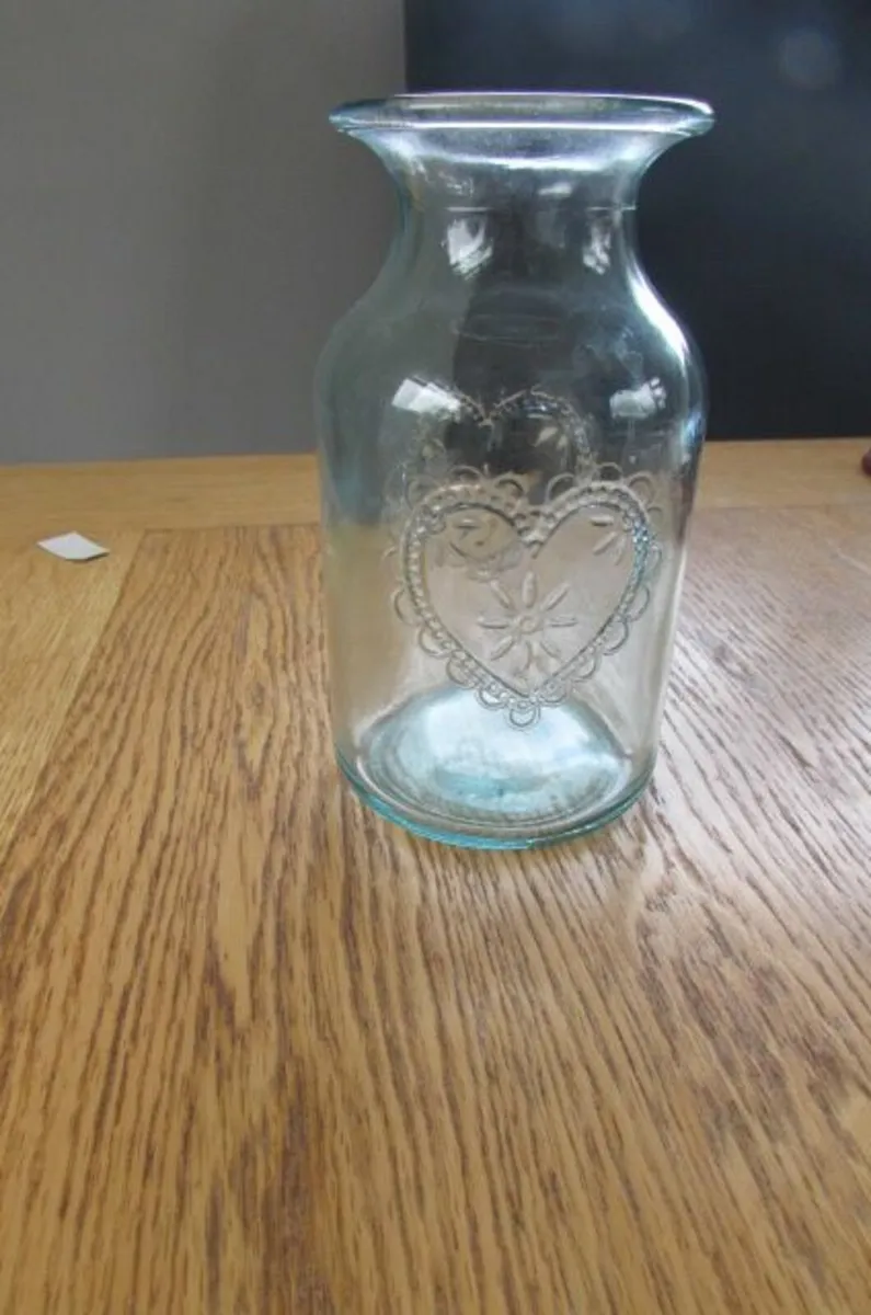 Decorative Glass Jar/Vase for Sale - Image 2