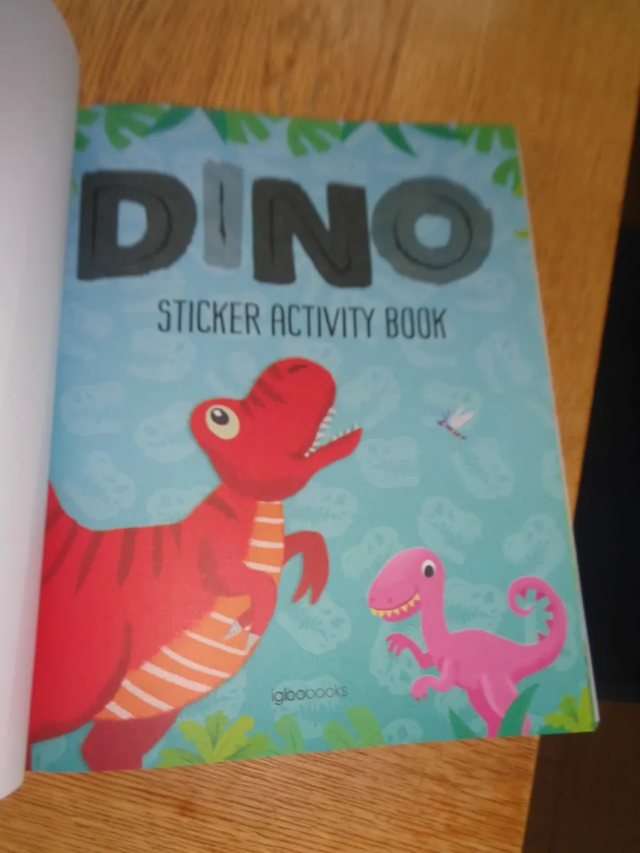 Dino Sticker Activity Book for Sale - Image 1