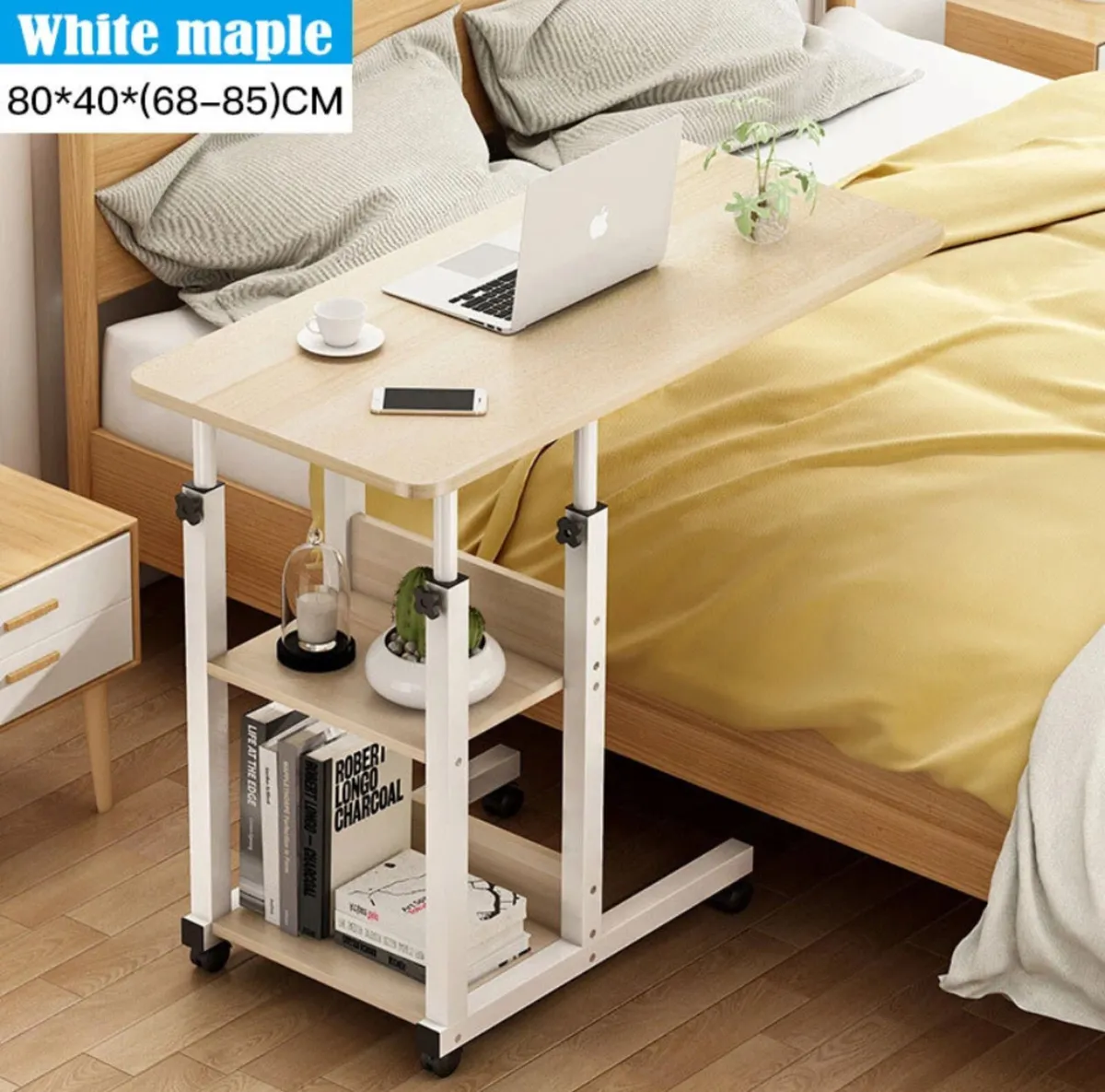 NEW Overbed Table Over Bed Computer Desk - Image 1