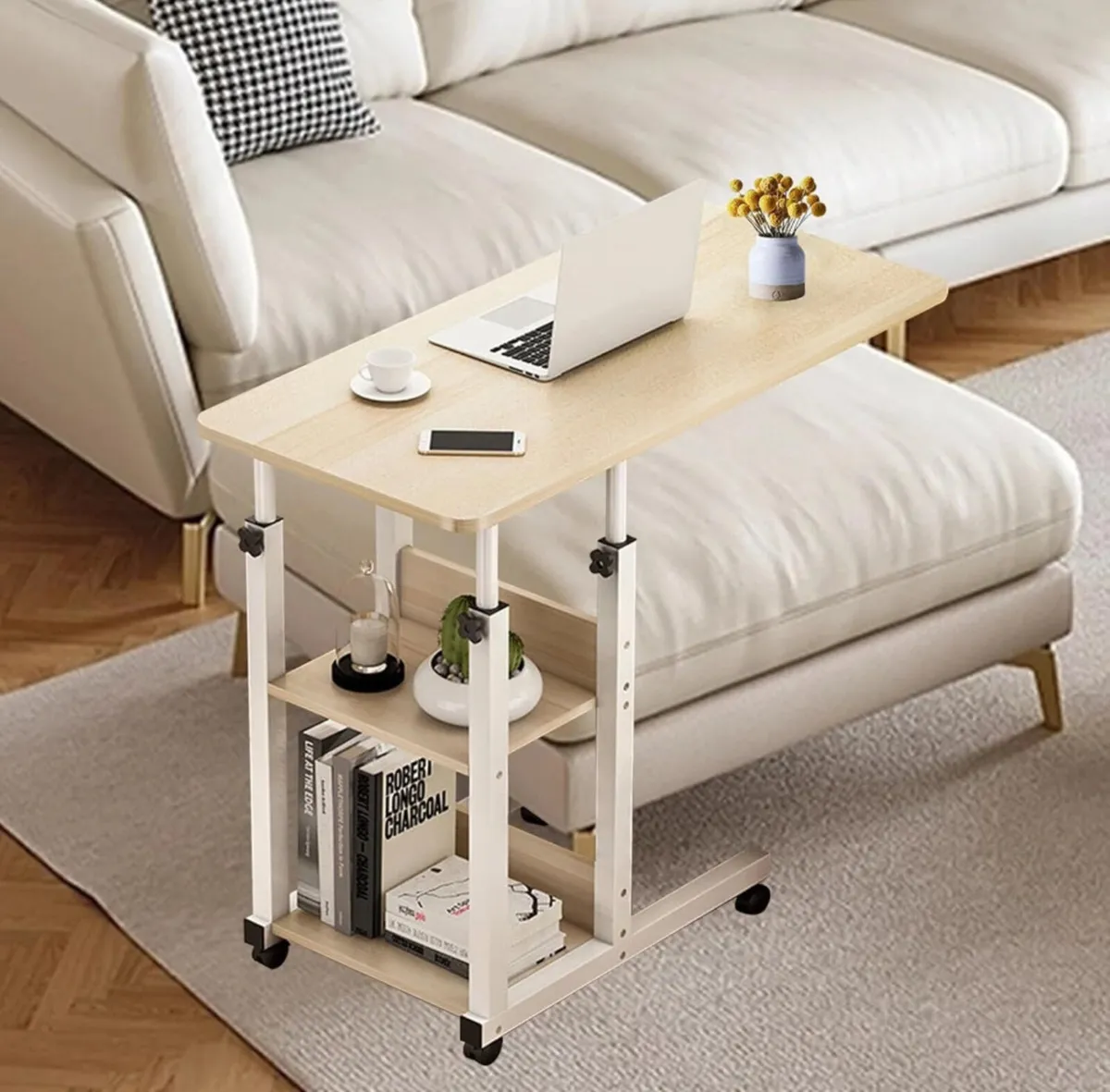 NEW Overbed Table Over Bed Computer Desk - Image 3