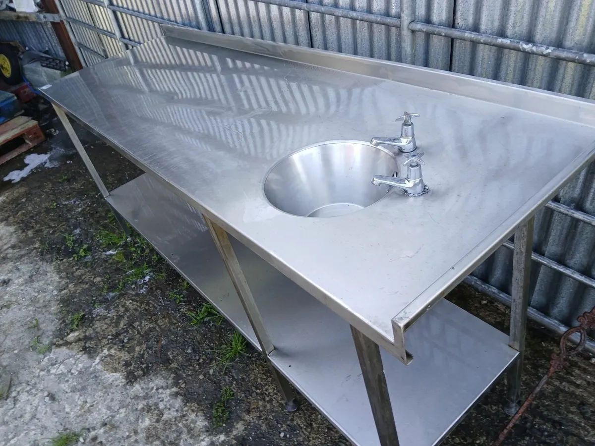 Staneless steel cabbinet sink unit complete - Image 2