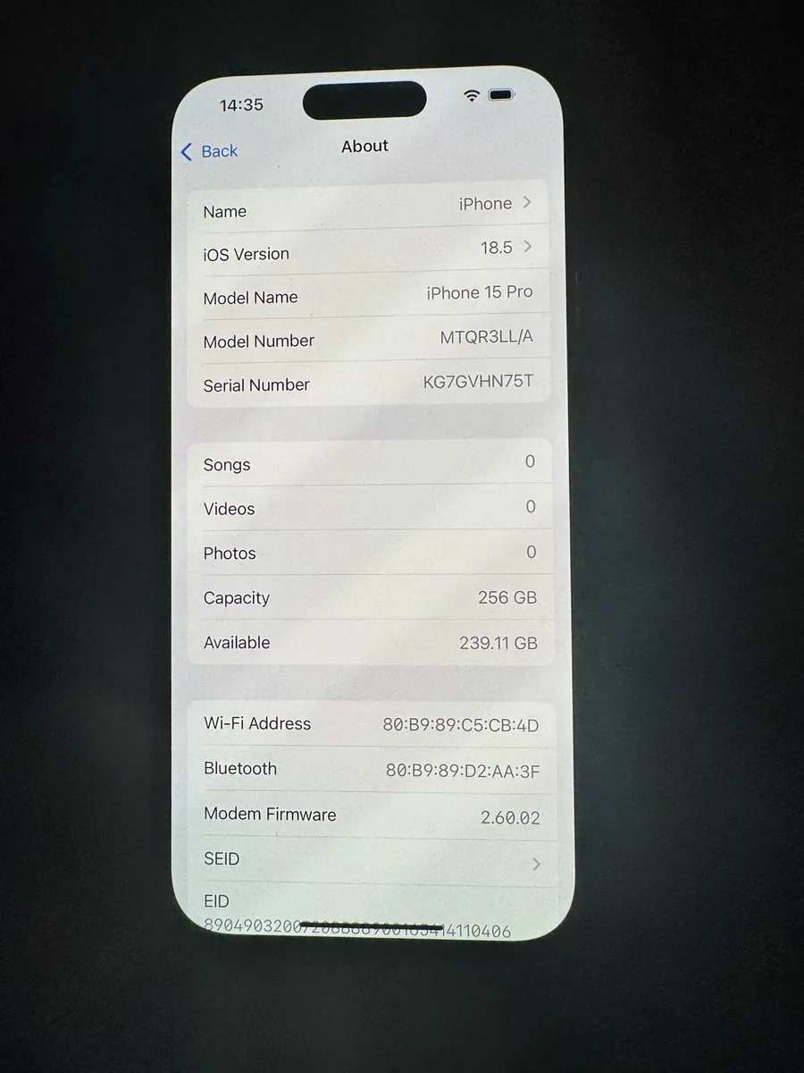 iPhone 15 Pro 256gb - Image 3