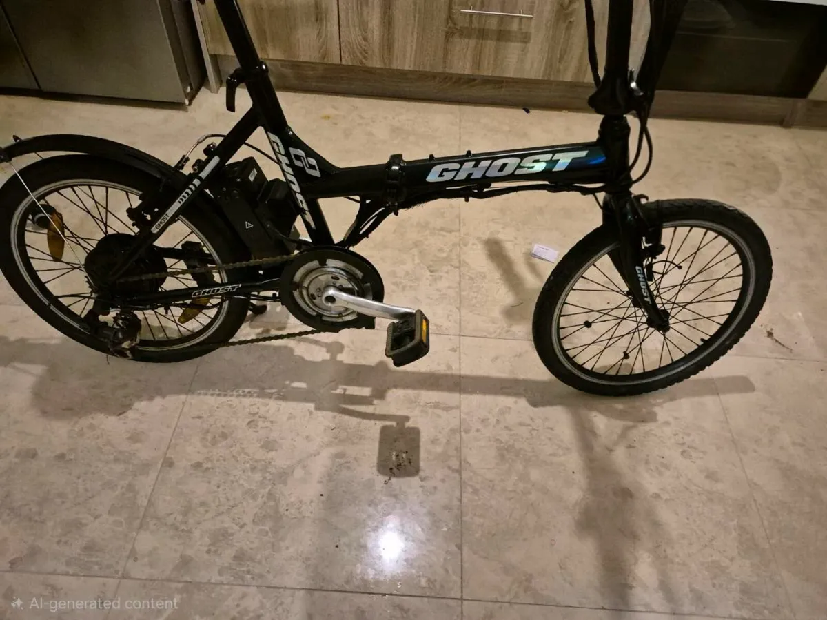 GHOST ELECTRIC FOLDING BIKE HAS BEEN LINED UP FOR - Image 2