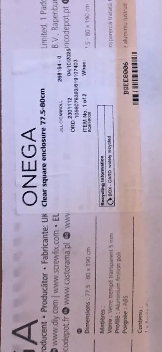 Brand  New Shower enclosure - Midleton - Image 3