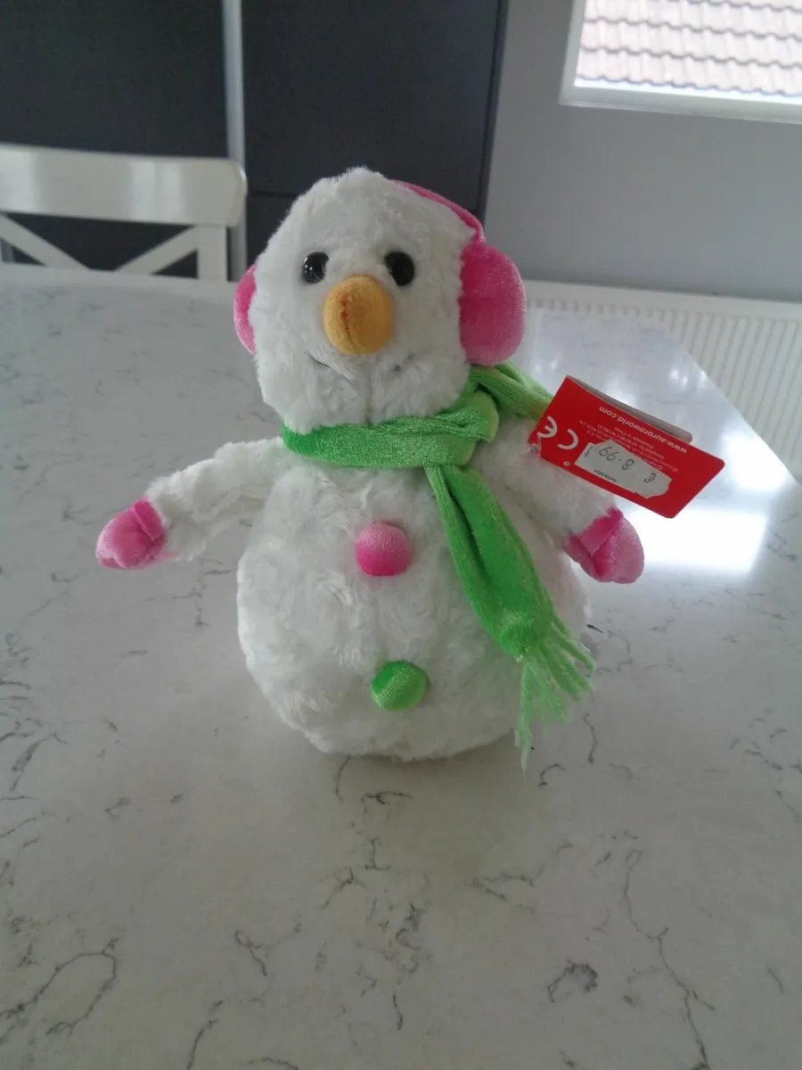 "Aurera" Soft Bodied Snowman for Sale - Image 1