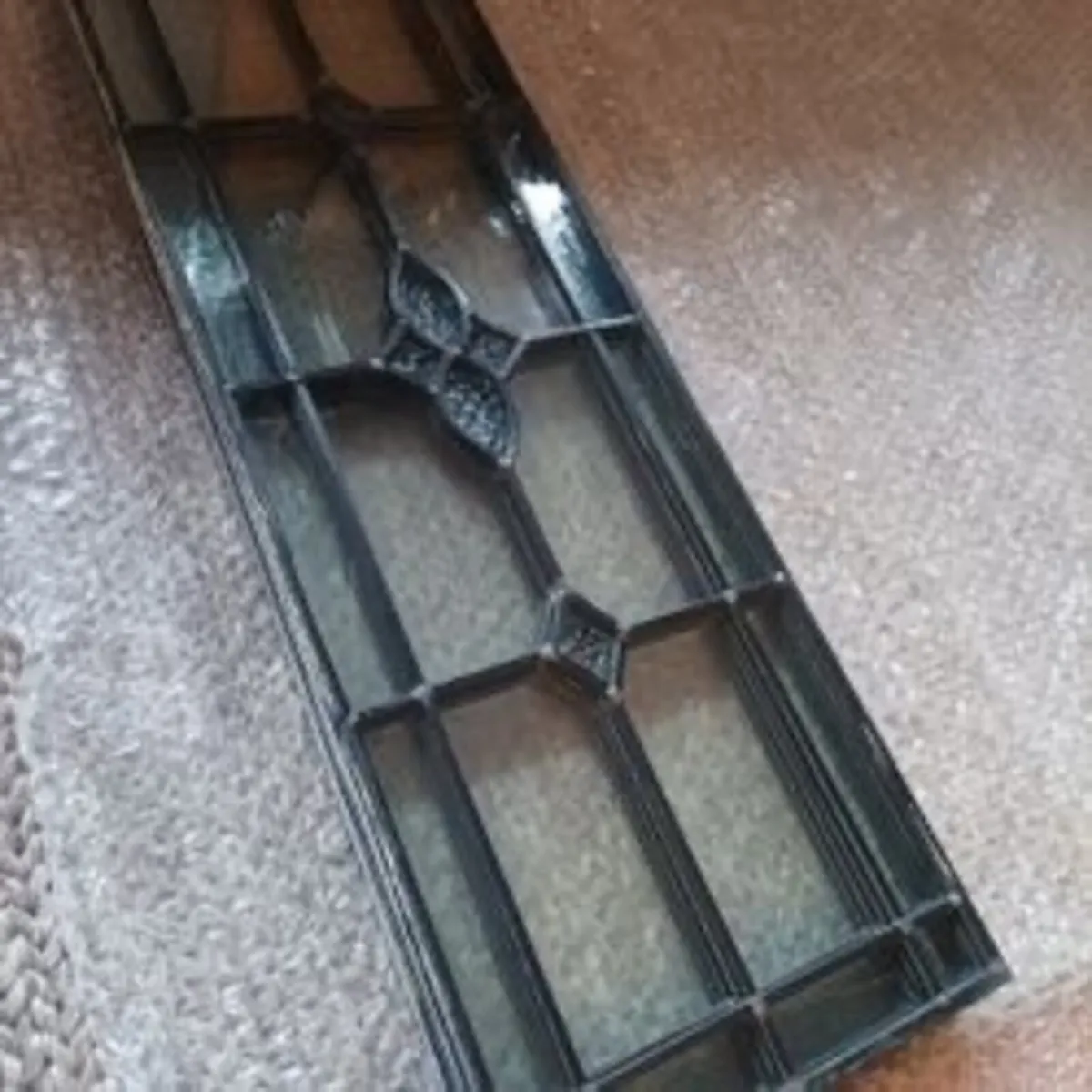 Set of 6 Matching Leaded Glass Panels – 97×32 cm - Image 2