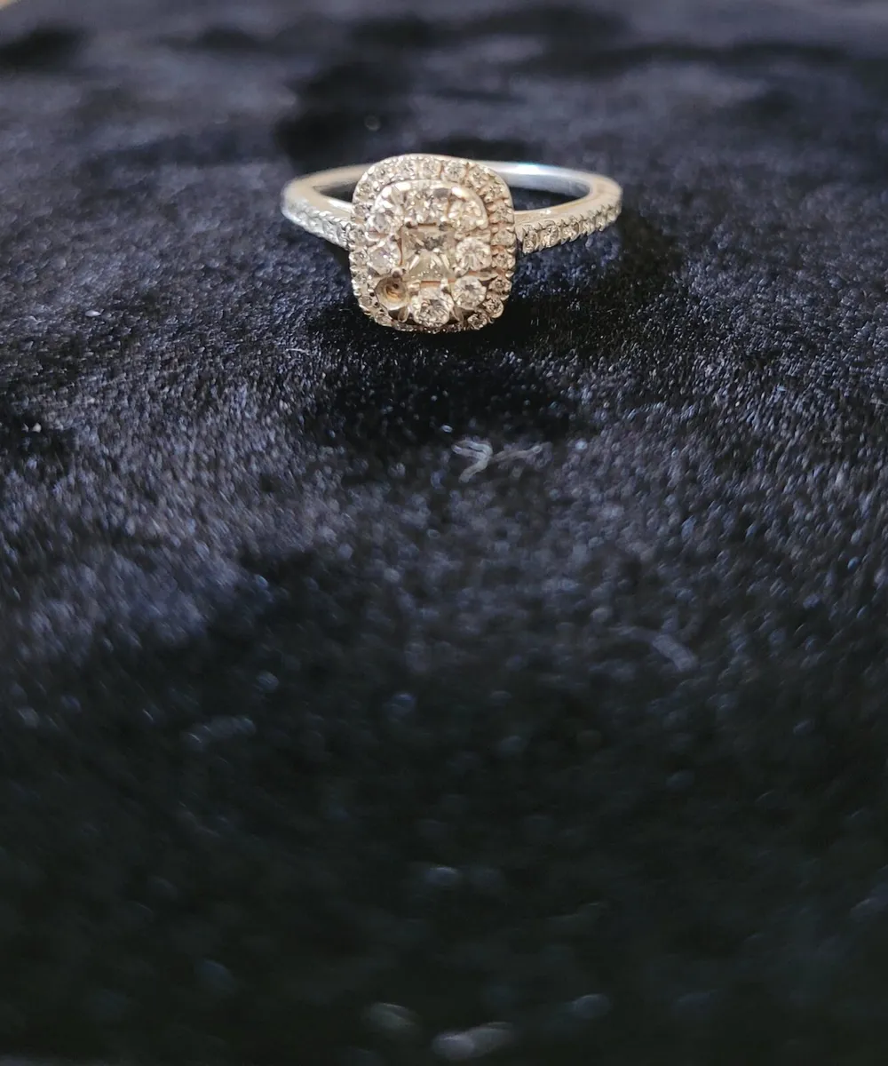 Halo Engagement Ring - Image 2