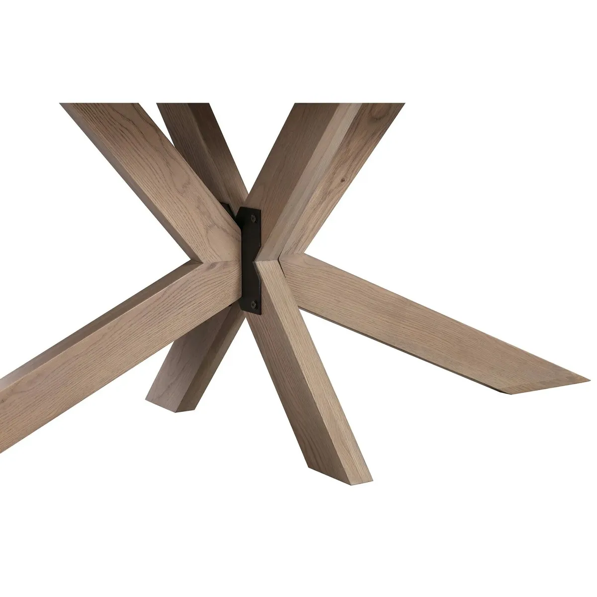 Oak Oval Dining Table New Ex Display - Image 4