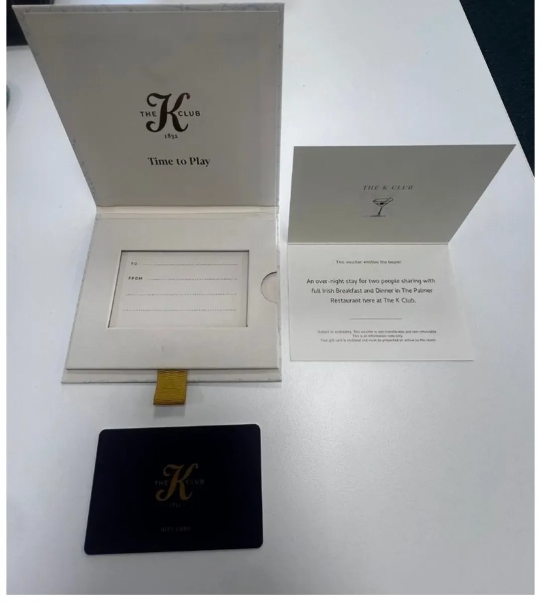 The K Club Gift Card 1 Night for Two (BB + Dinner) - Image 2