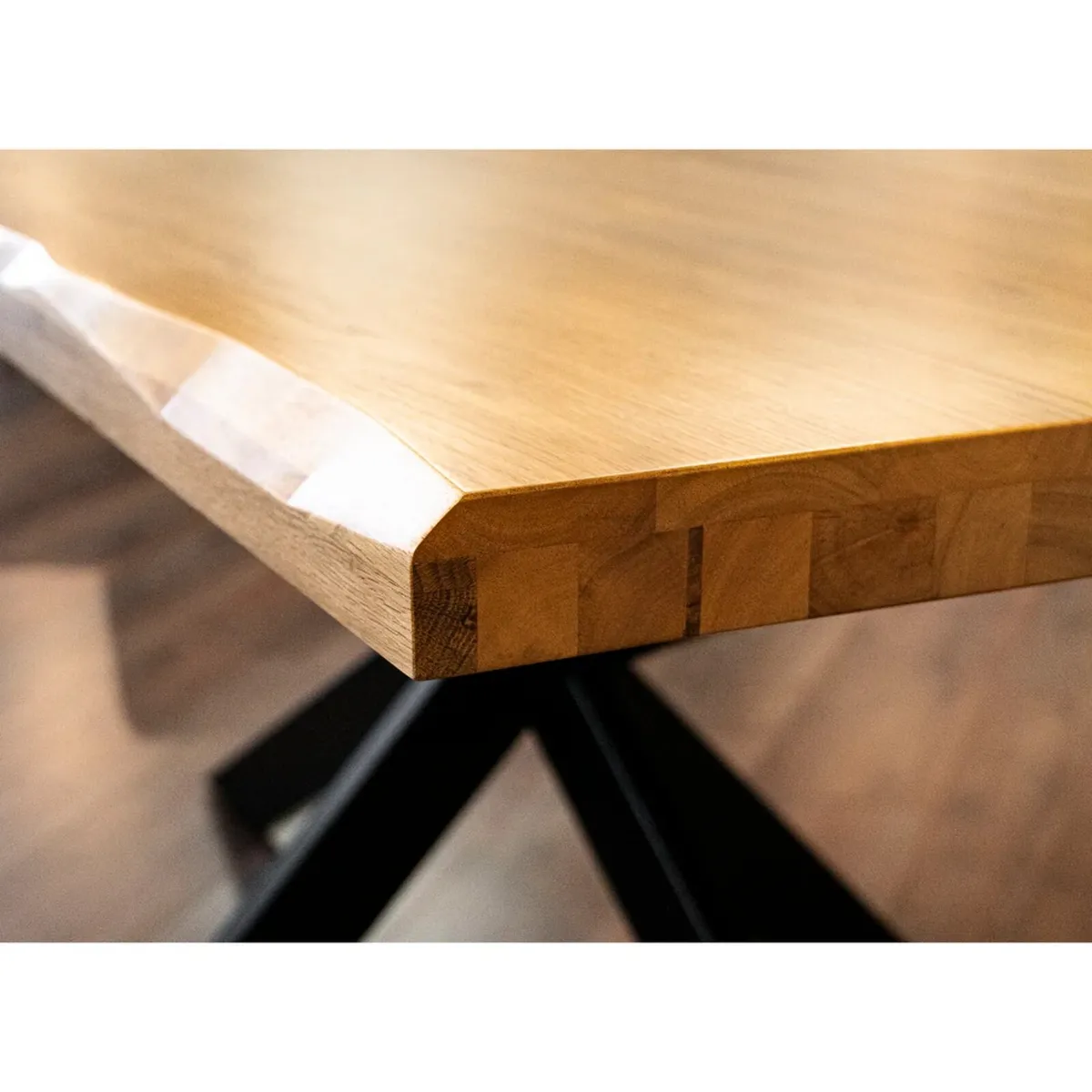 Ez Living Solid Oak Dining Table 210cm - Image 2