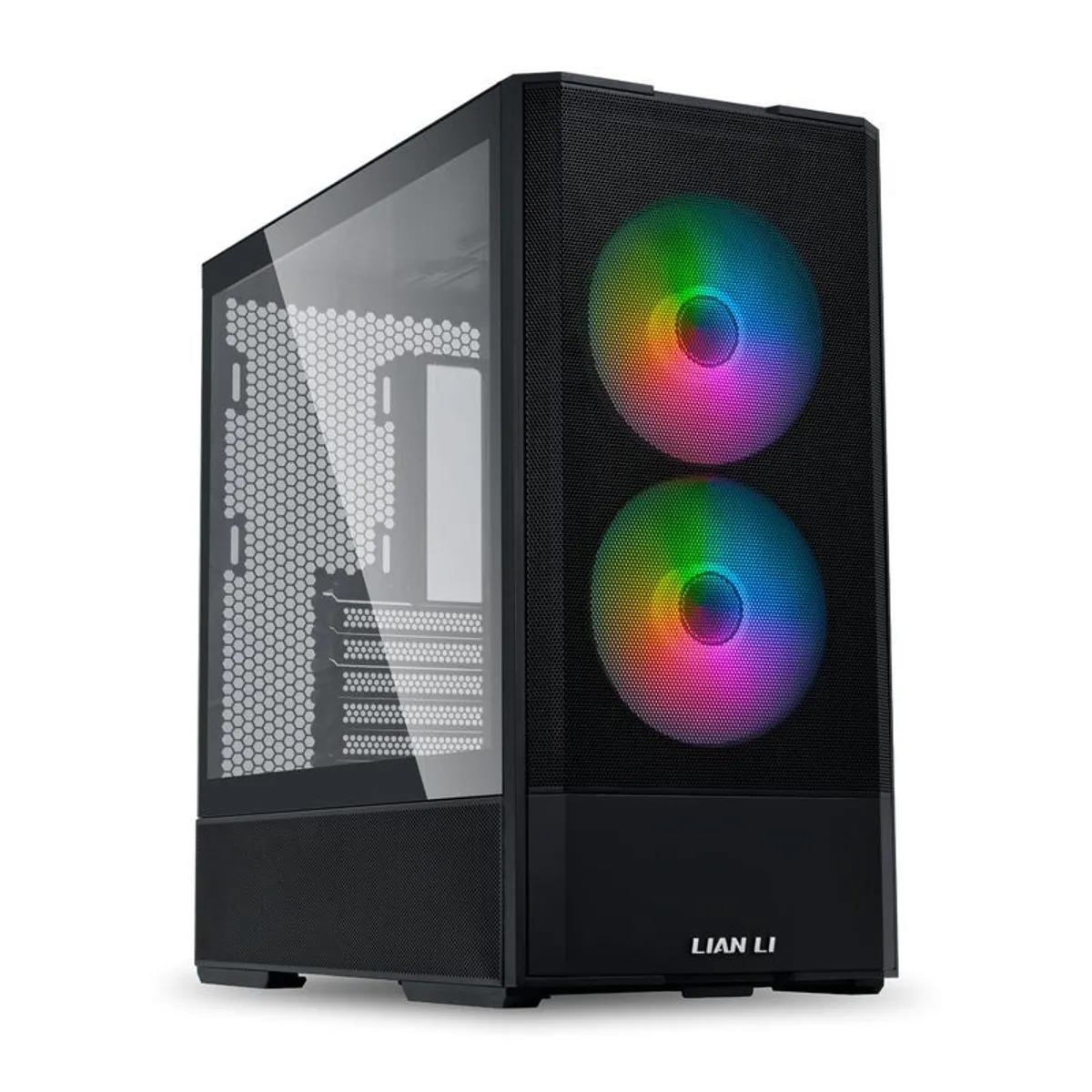 BNIB Lancool 207 ATX Mid Tower PC Case Black + White - Image 1