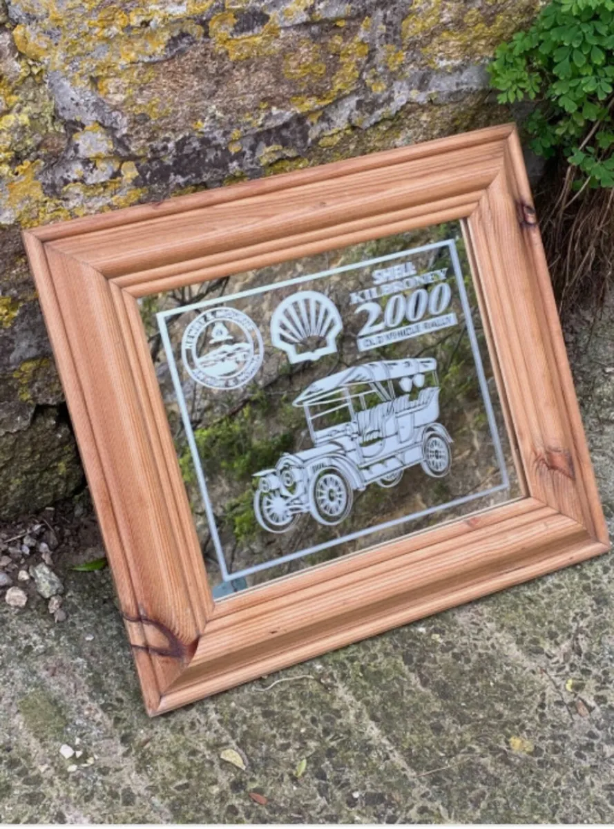 Vintage shell motor mirror free postage - Image 1