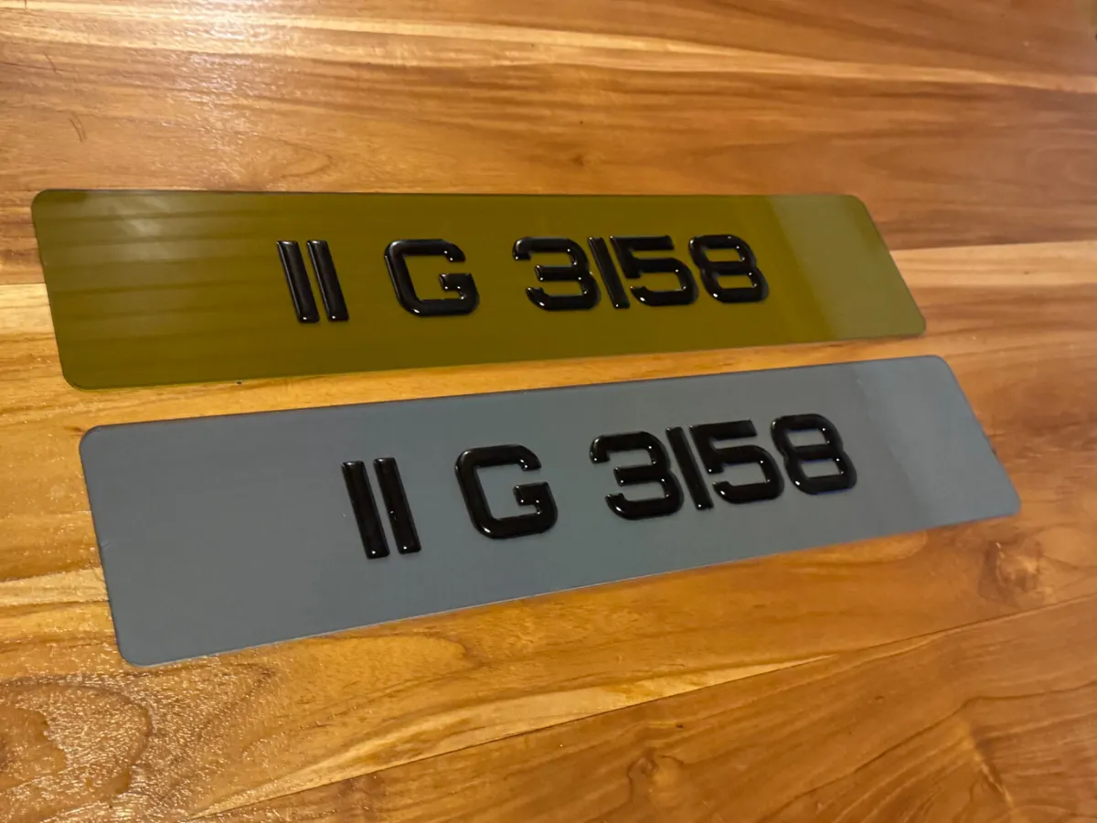 German , jap&Tinted & gel number plates delivered - Image 1