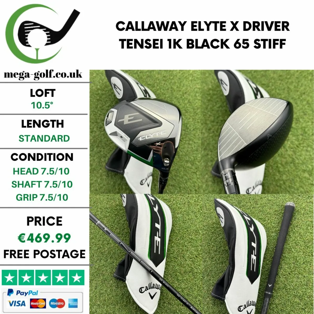 Callaway Elyte X Driver / 10.5° / Stiff - Image 1