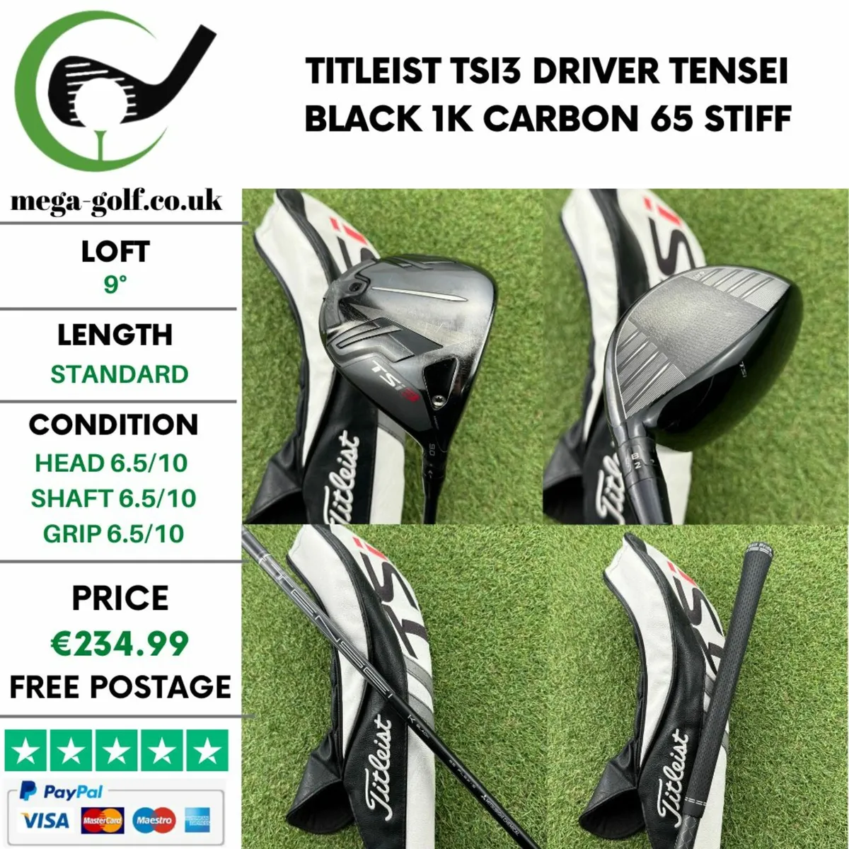 Titleist TSi3 Driver / 9° / Stiff - Image 1